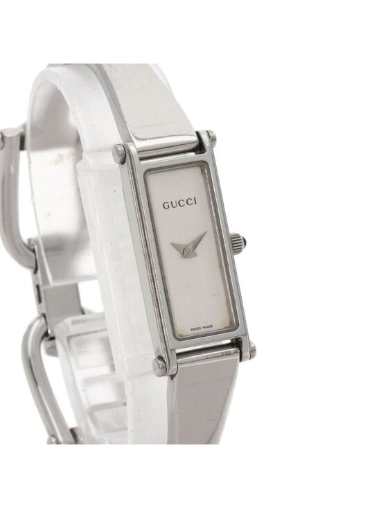 Gucci Square Face Bangle Watch SS main image 5